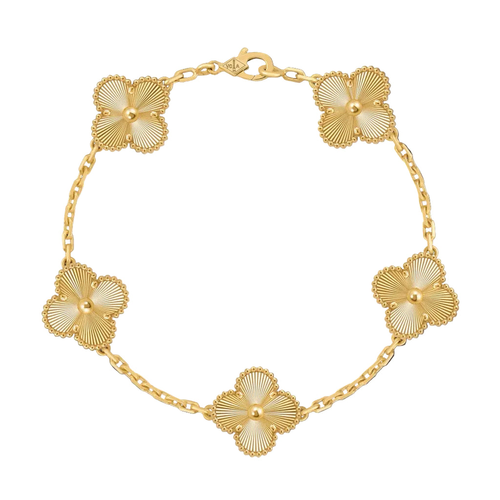 Clover Leaf Gold Set