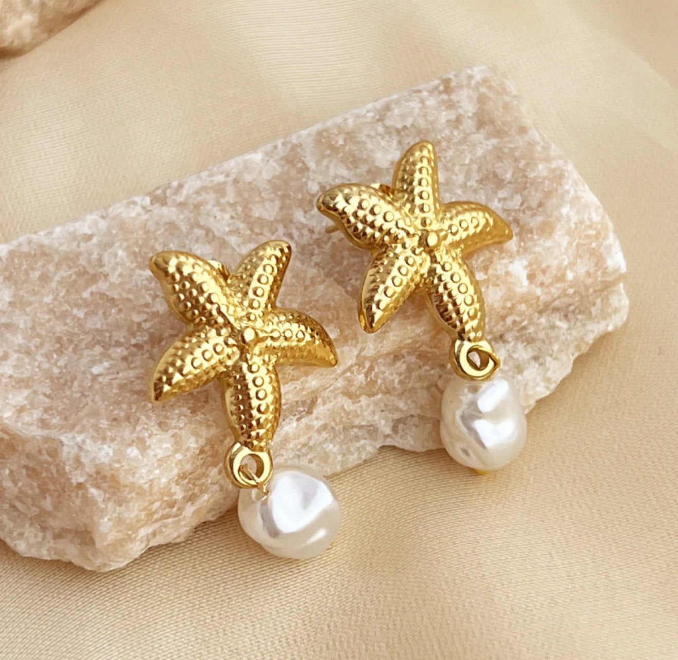Starfish Pearl Set