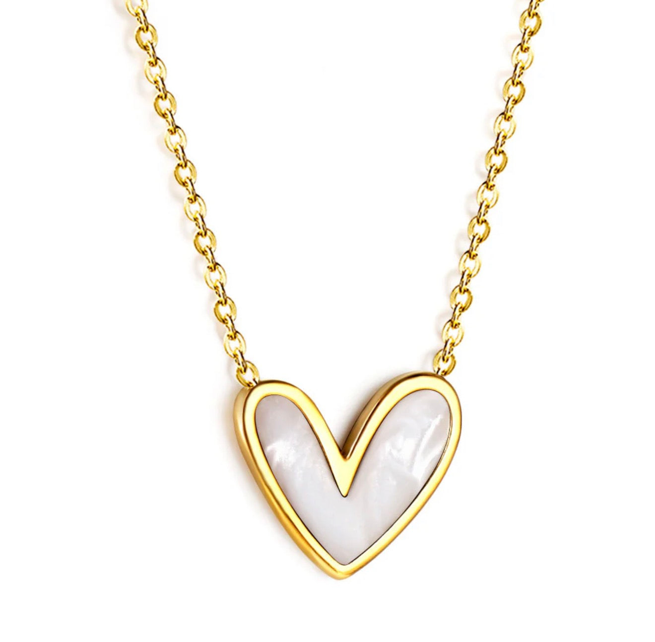Pearl Heart Necklace