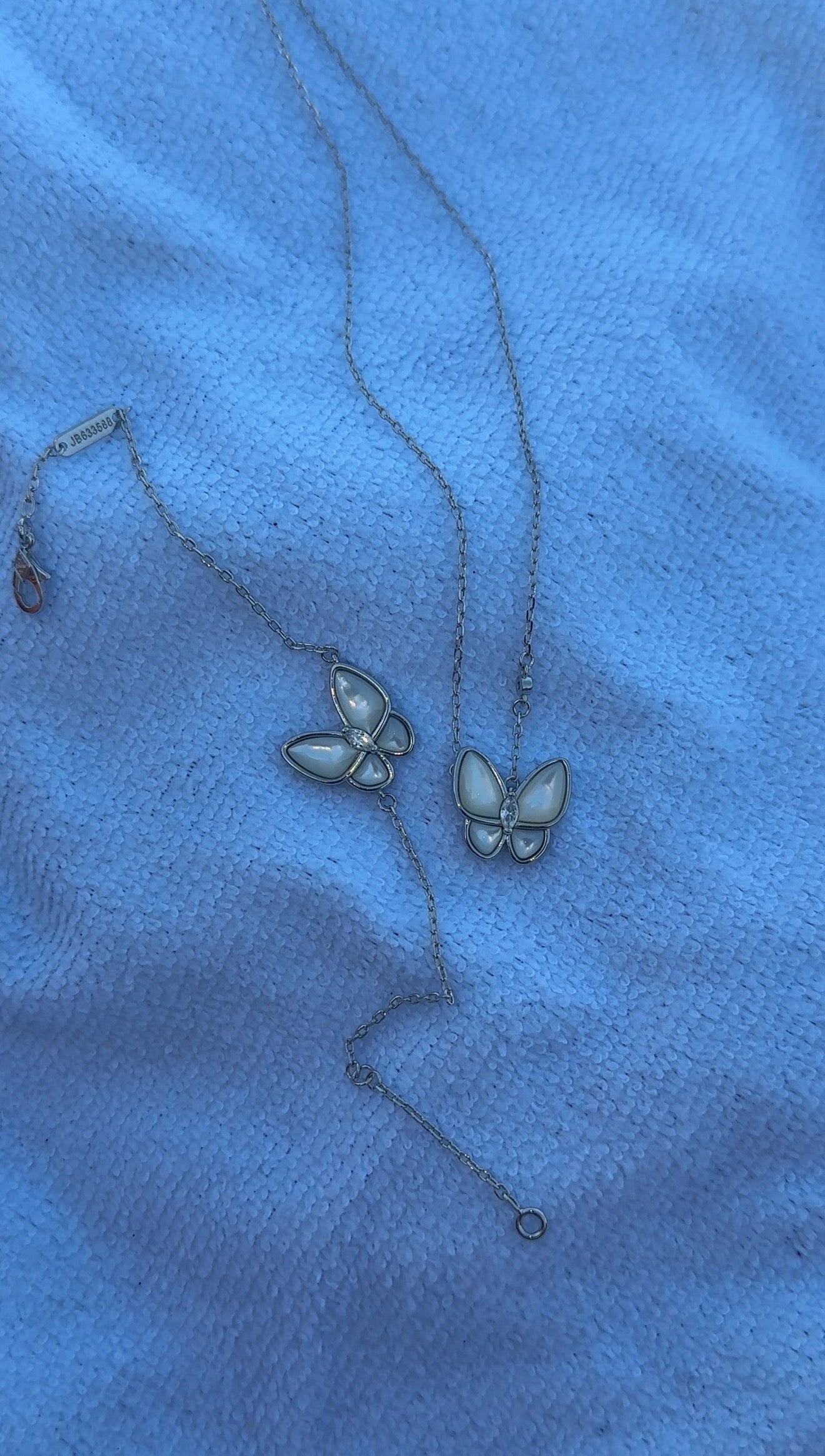 Butterfly Silver Set
