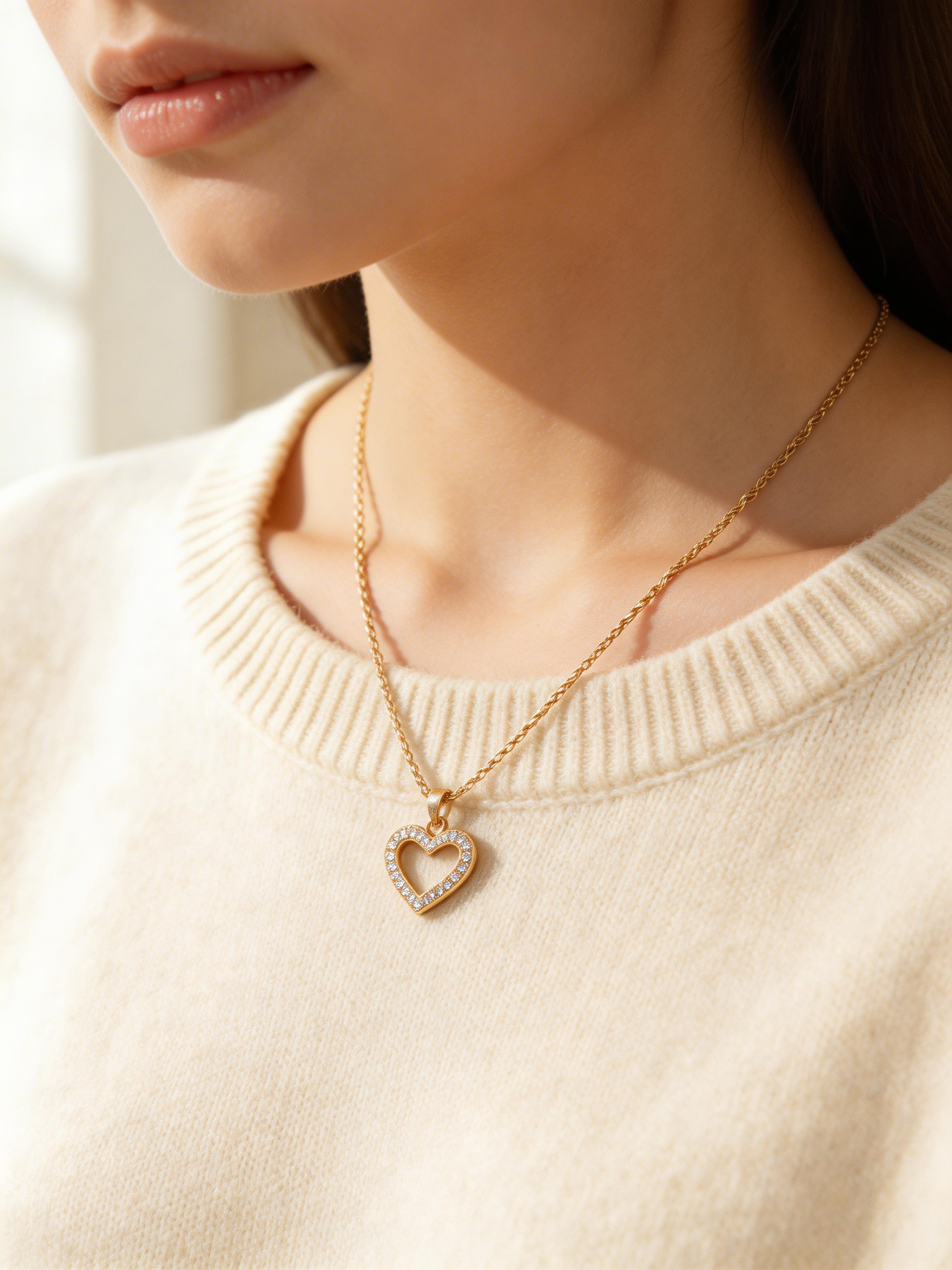 Diamond Heart Necklace